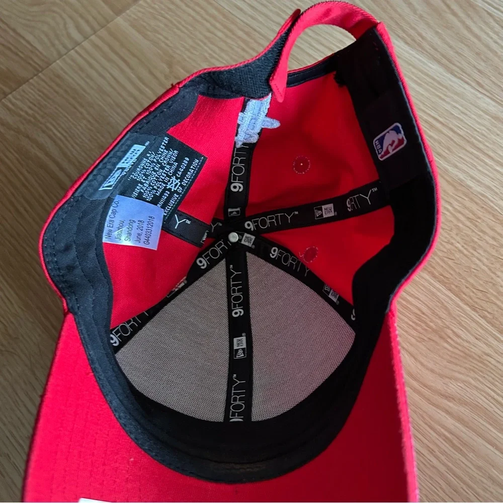 NEW New Era Houston Rockets Red Glitter Hat Youth